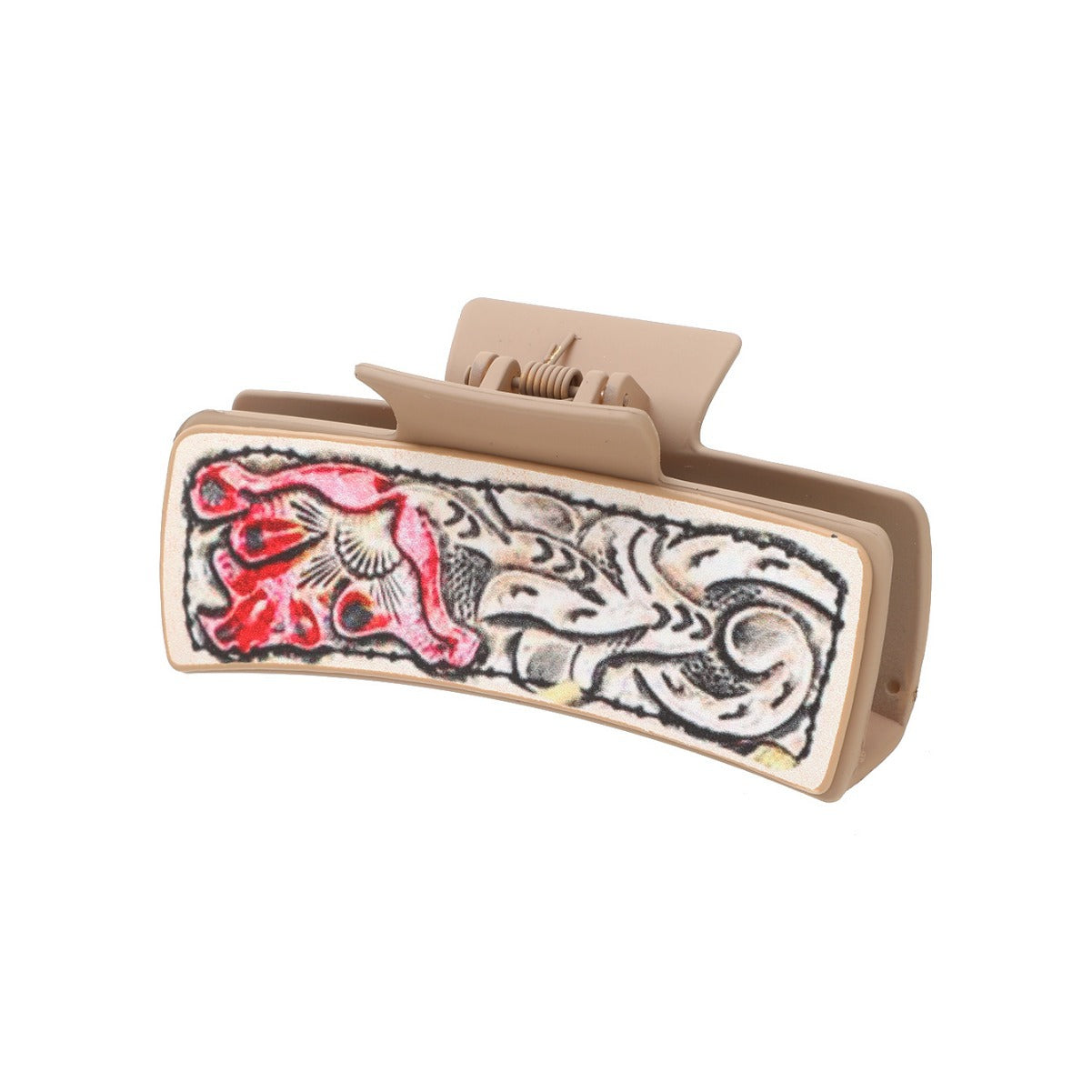 Wholesale Western Style Cactus Sunflower Leather Hair Clips