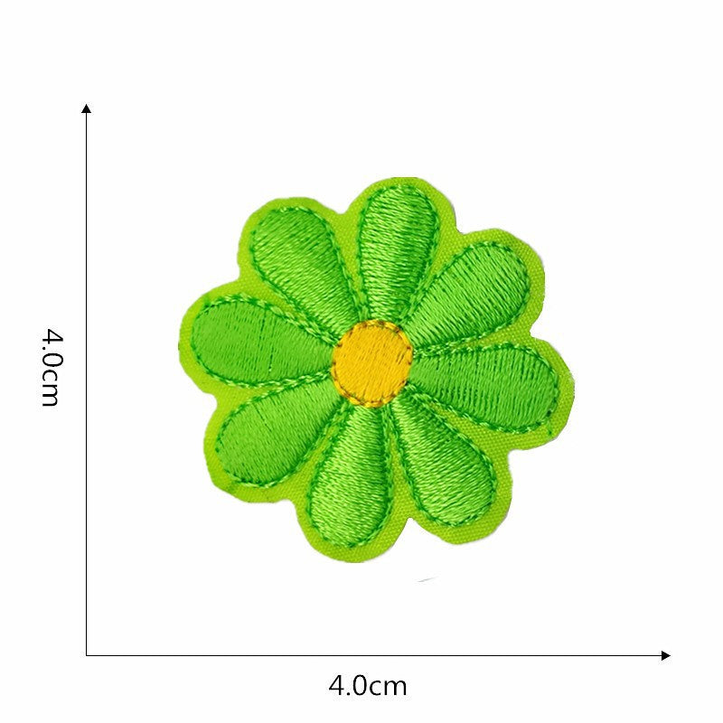 Wholesale Cute bee and sunflower embroidery DIY Patches