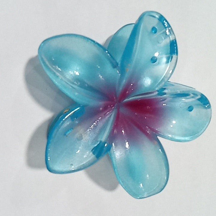 Wholesale Large 8CM Gradient Color Plumeria Flower Hairpin