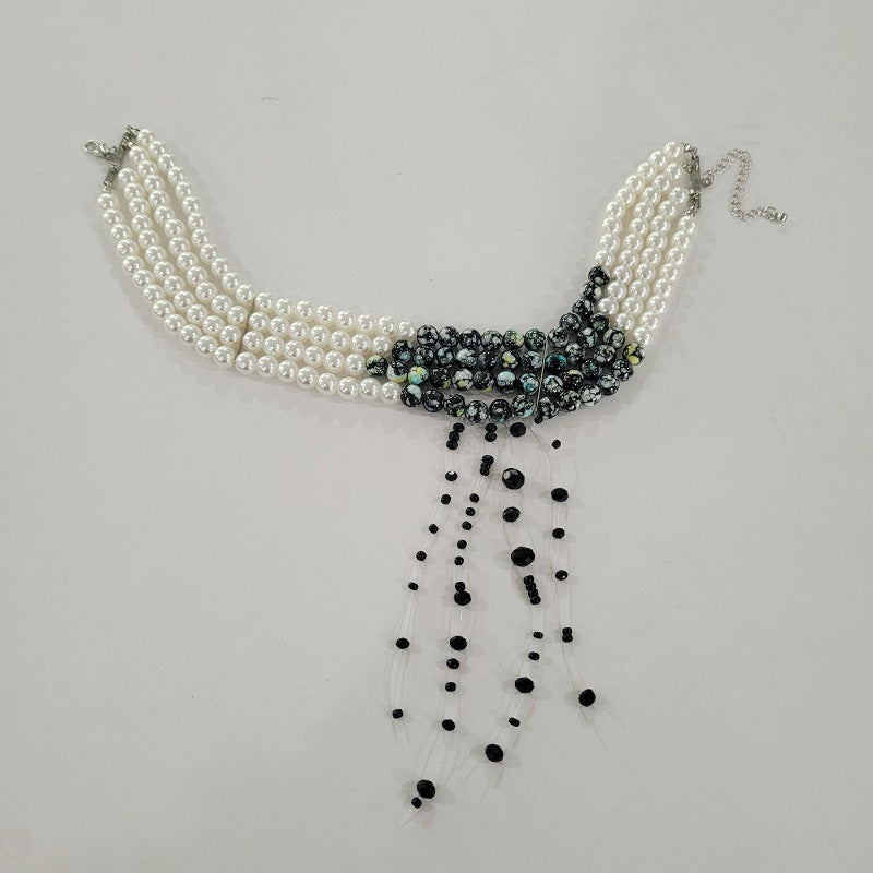 Wholesale Gothic style pearl necklace