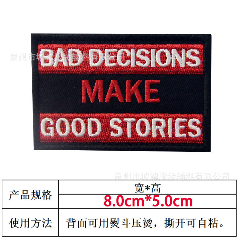 Wholesale English Letter Fabric Patches Custom-Made World Flag Patches