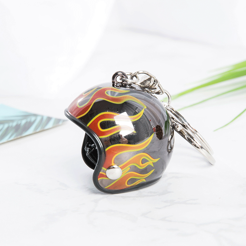 Wholesale Colorful Flame Series Keychain Pendant Car Doll Accessories