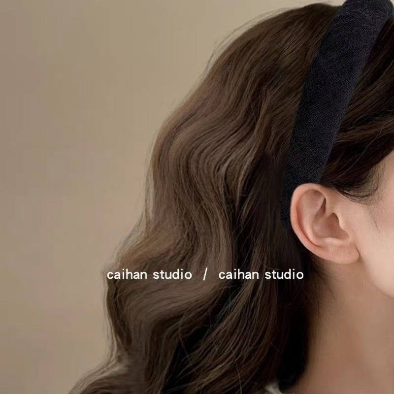 Wholesale Chenille Velvet Retro Elegant High Headband