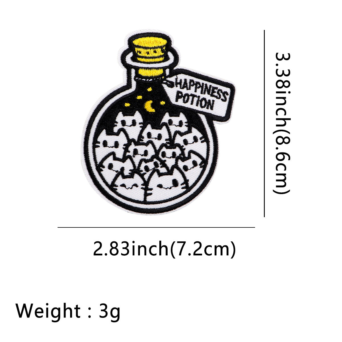 Wholesale 5pcs Quotation Embroidered Cloth Sticker Letter Patch Clothing OLY Exclusive
