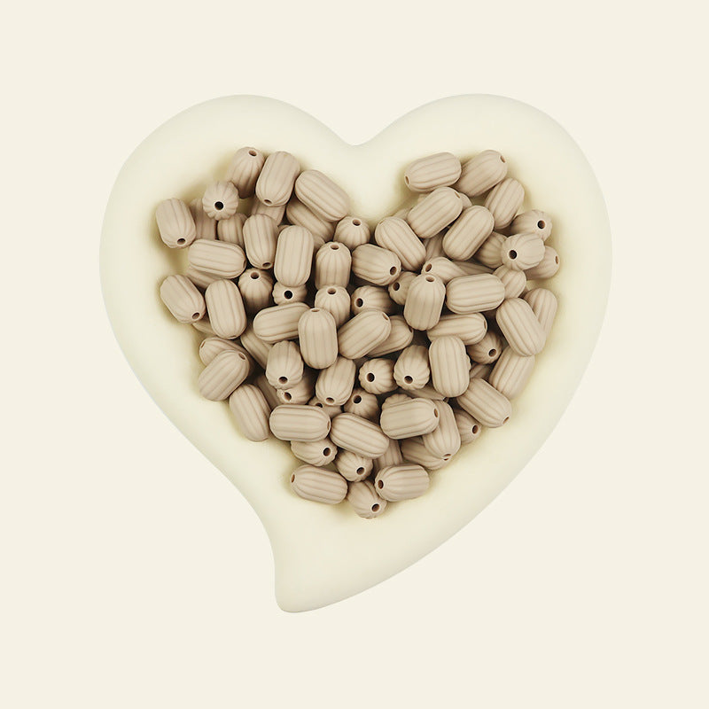 Wholesale 100pcs/pack Silicone Single Color Loose Bead DIY Bead Pen