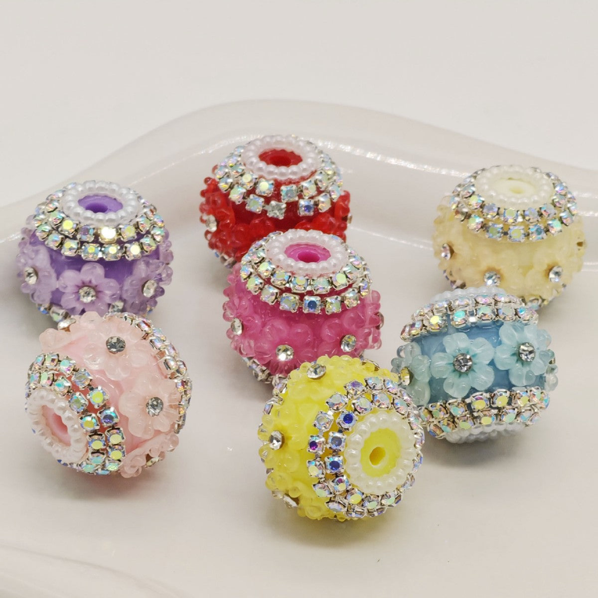 Wholesale 30pcs DIY Beads Loose Beads Pen Accessories Acrylic Beads