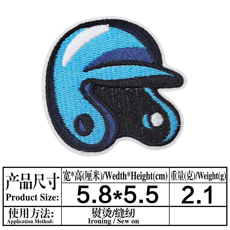 Wholesale Cartoon Baseball Football Embroidery DIY Patches