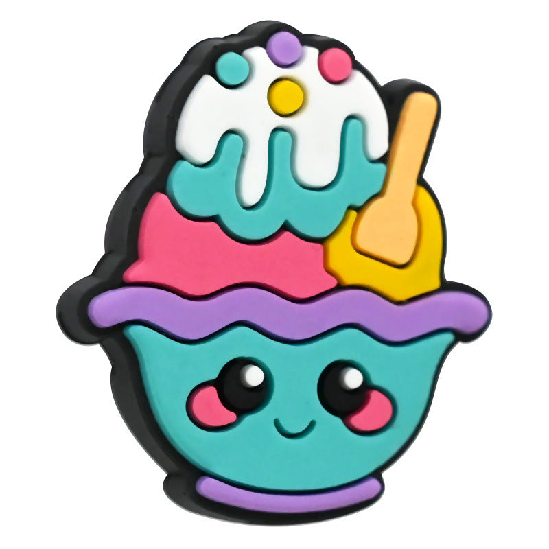 Wholesale Random 100pcs/pack  Food Series Fruit Beads Focal Beads