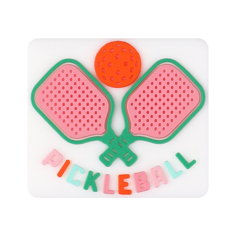 Wholesale 20pcs  Sports silicone beads   Focal Beads