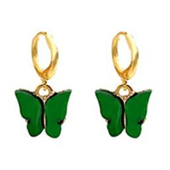 Wholesale Colorful Acrylic Butterfly Earrings