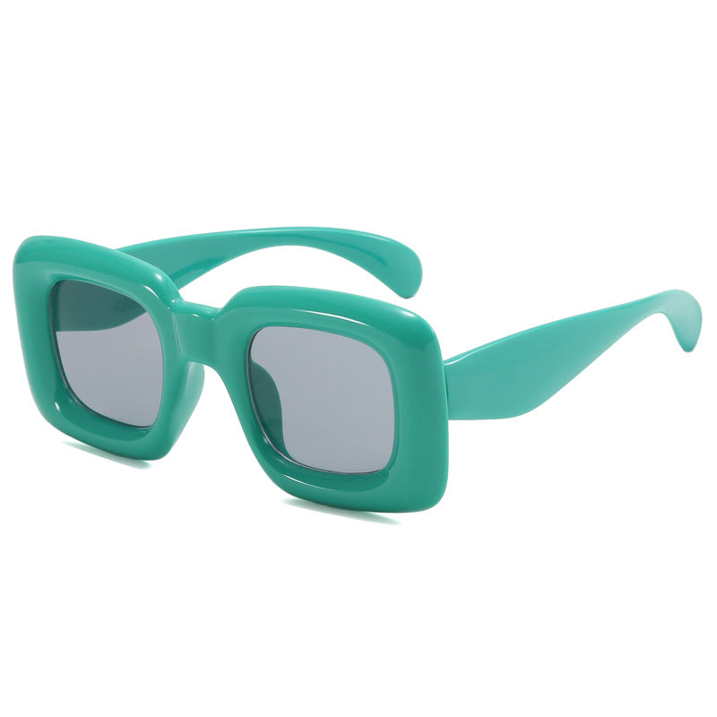 Wholesale Candy Color Children's Inflated Square Funny Sunglasses