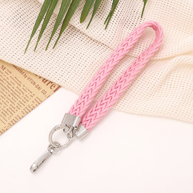 Wholesale Colorful Braided Lanyard Keychain