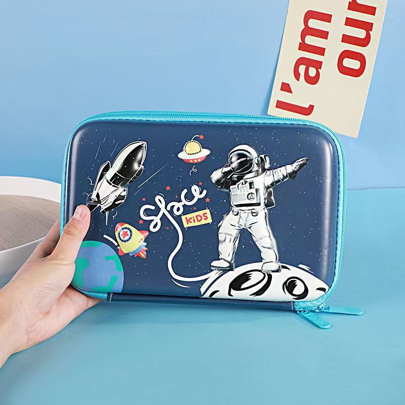 Wholesale Multi-functional EVA Stationery Box, Astronaut Unicorn Cat 3D Pencil Case