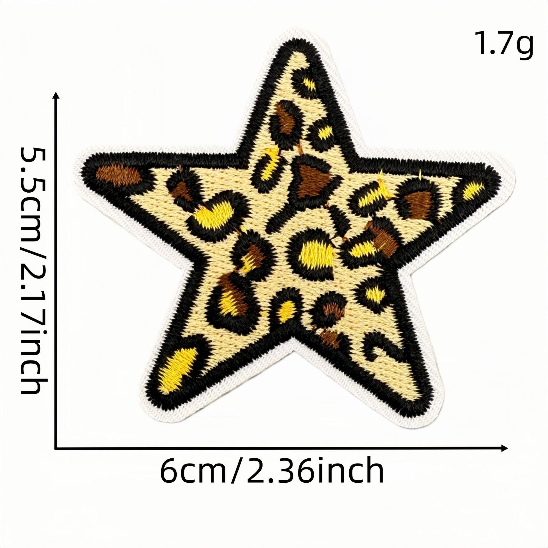 Wholesale Trendy Cartoon Rugby Embroidered Iron On Patches Leopard Print Decorative Applique DIY Craft Accessory