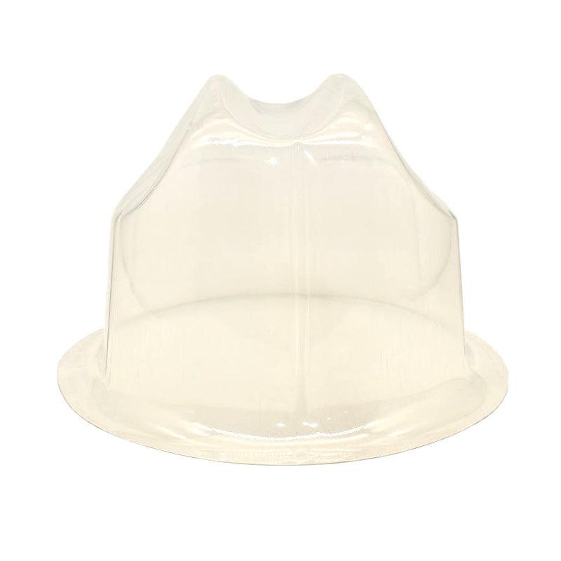 Wholesale pvc plastic hat straw hat protective transparent hat holder