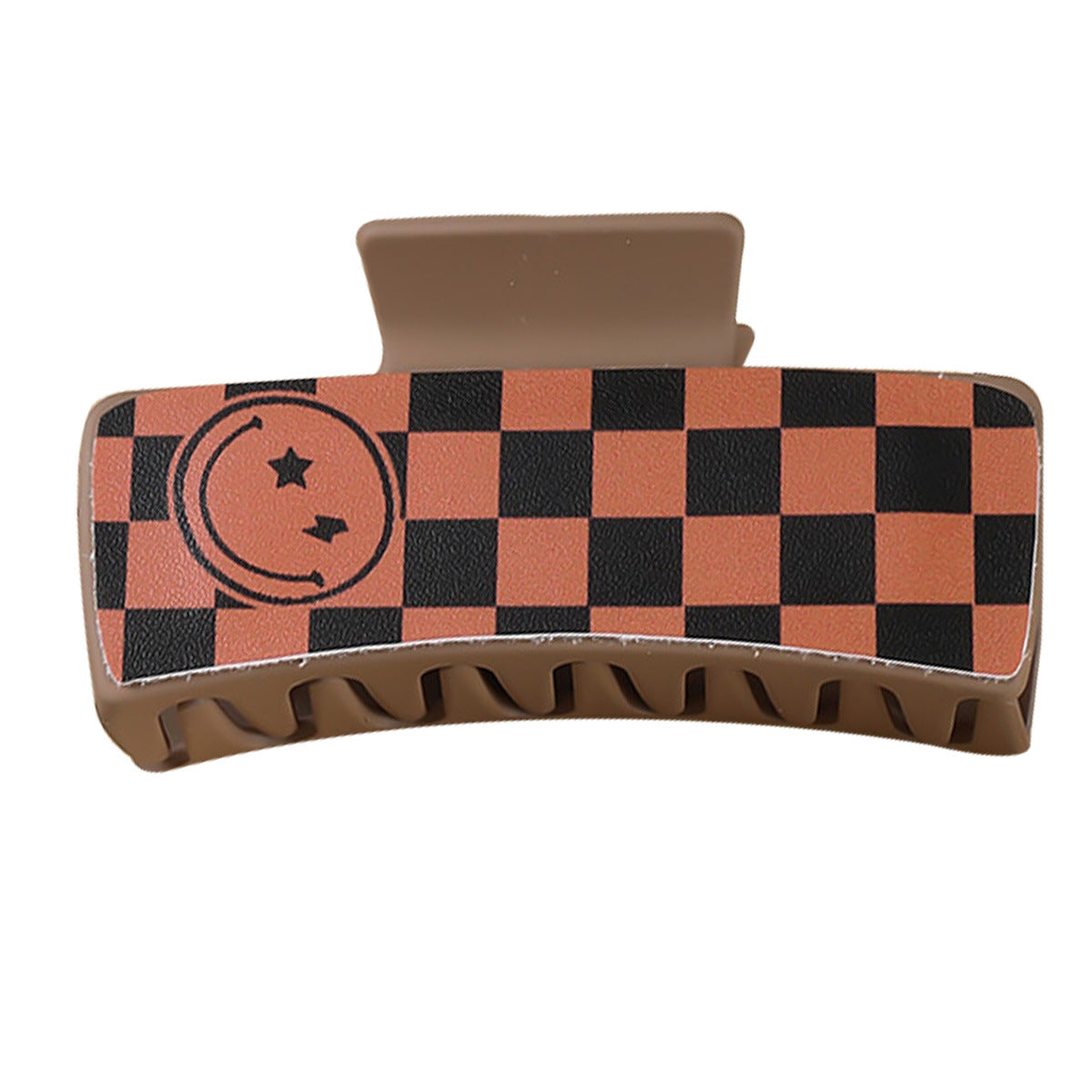 Wholesale red black chessboard square hairpin Hair Clips