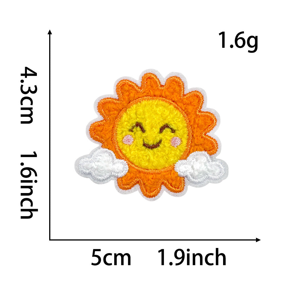Wholesale Stylish Panda Embroidered Patch Self Adhesive Applique For Coats Trendy Fashion Accessory Boutique Gift For DIY Crafting