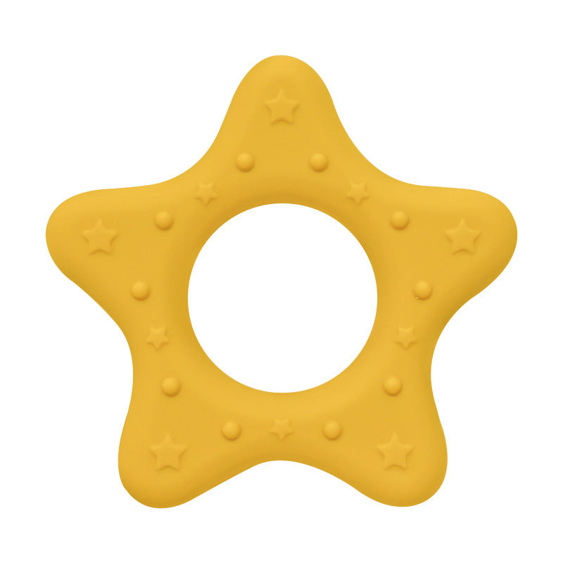 Wholesale 10pcs Colorful pentagram straight hole Focal Beads