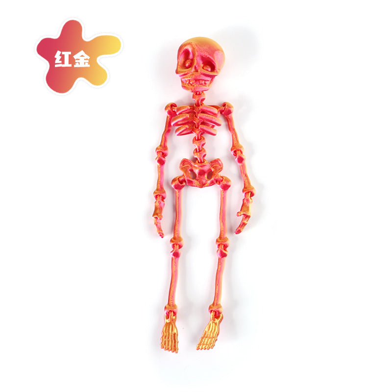 Wholesale  printable skeleton toy with magnetic joints movable