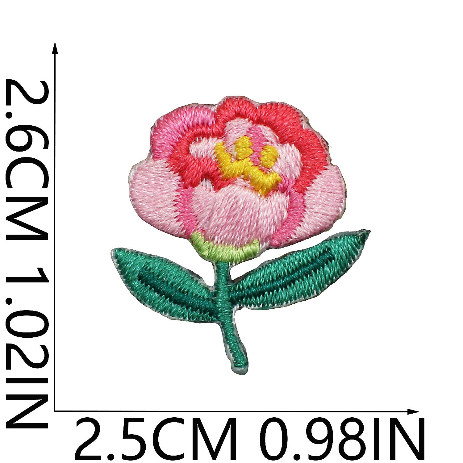 Wholesale Ginkgo Leaf Carnation Lily Rose Embroidery DIY Patches