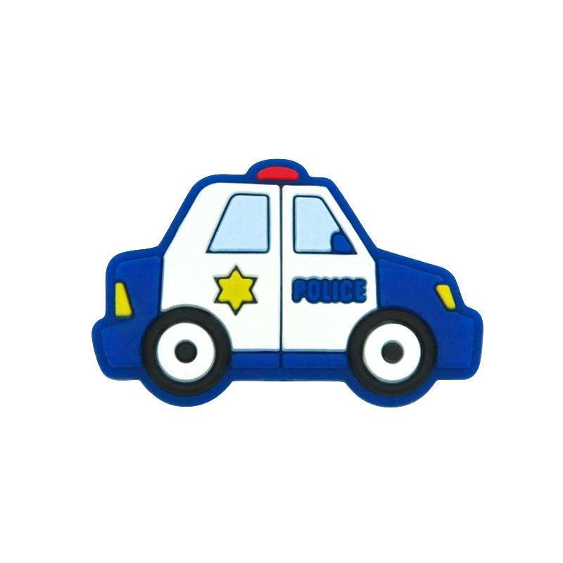 Cuentas de silicona de forma al por mayor 100pcs de la policía de la policía