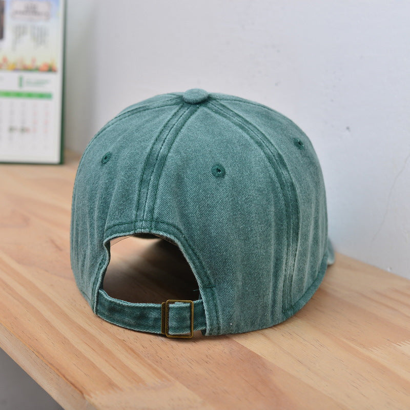 Wholesale Washed Solid Color Puppy Retro Distressed Baseball Cap