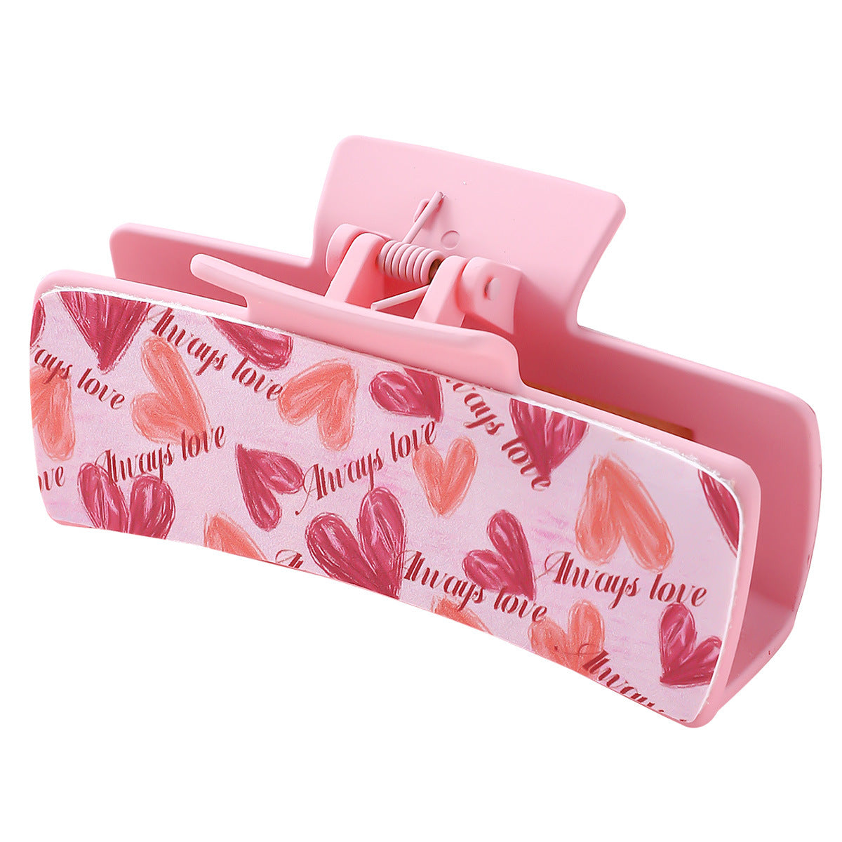 Wholesale Valentine's Day Love Leather Hair Clips