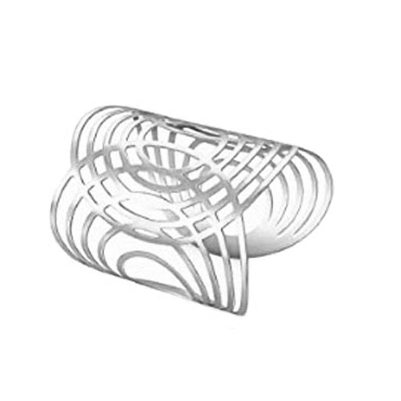 Wholesale Hollowed Out Exaggerated Simple and Generous Metal Openings Bracelet