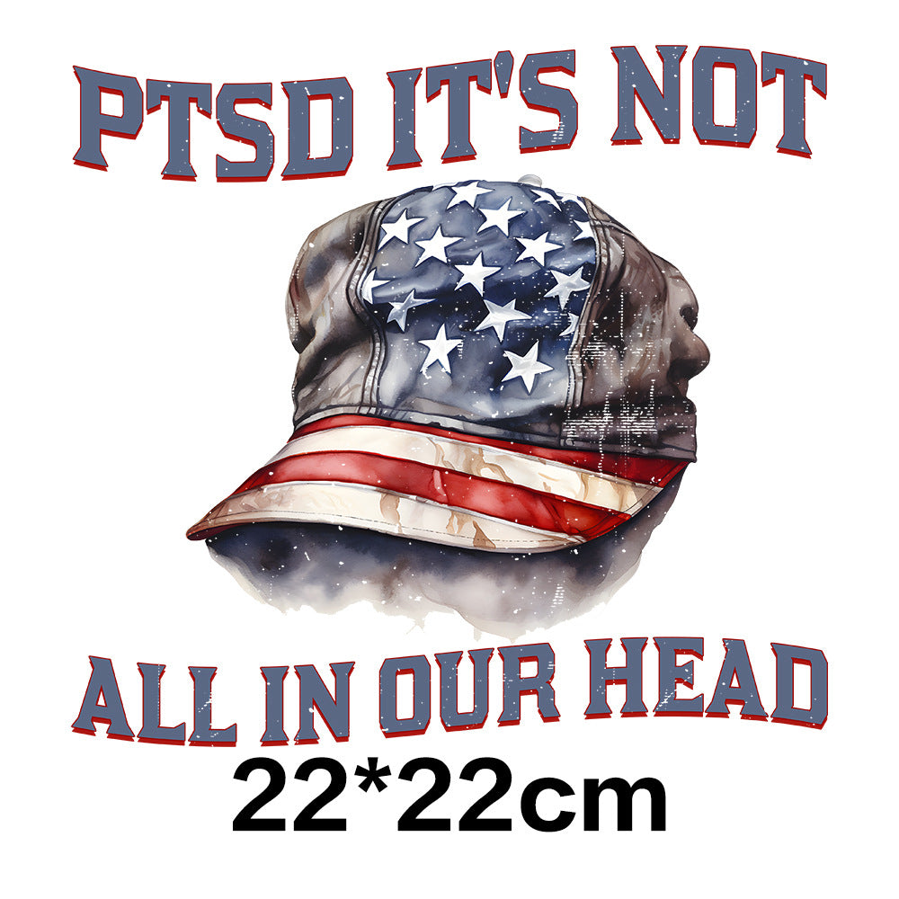 Wholesale Veteran  Letters UV DTF Ready To Press Transfers Wraps