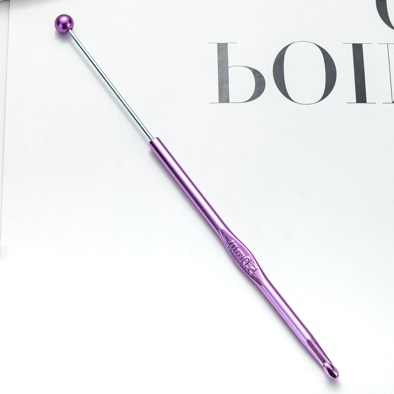 Wholesale 3mm 4mm 5mm 6mm DIY Bead Single Head Knitted Sweater Yarn Crochet Hook