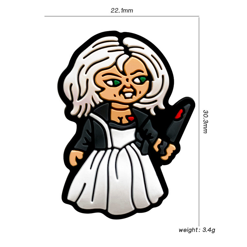 Wholesale 10pcs/pack horror silicone beads