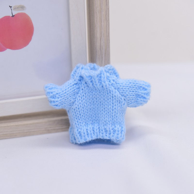 Wholesale Wholesale 10cm Handdog Doll Replacement Clothes Sweater Toy Cotton Doll Accessories Finished Dress-up Accessories