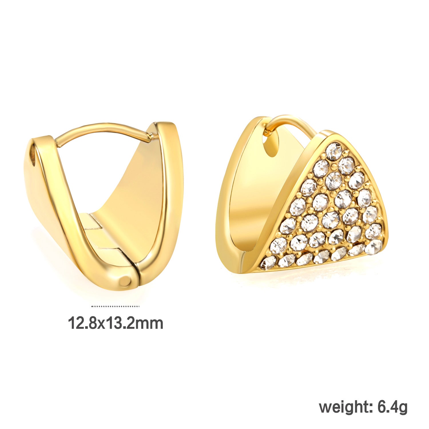 Wholesale Vintage shaped stainless steel wrapped earrings