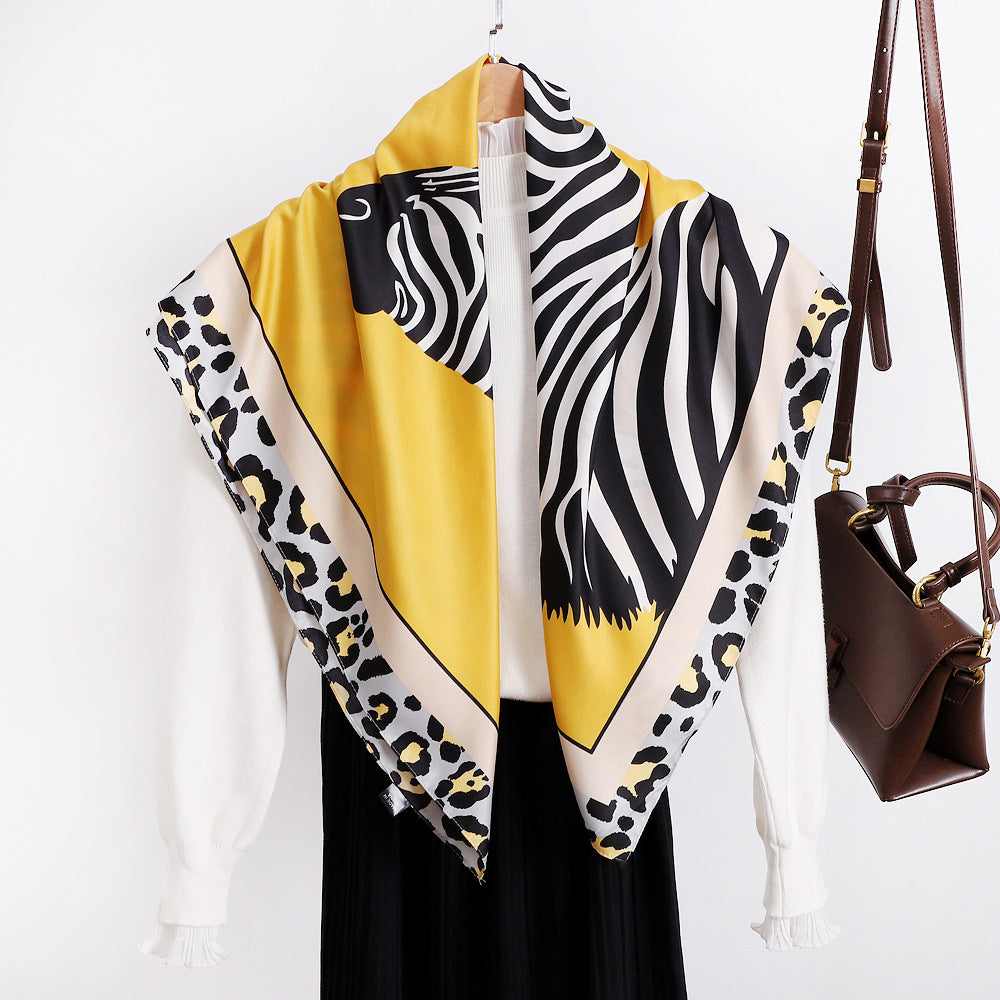 Wholesale Zebra Printed Polyester Scarves