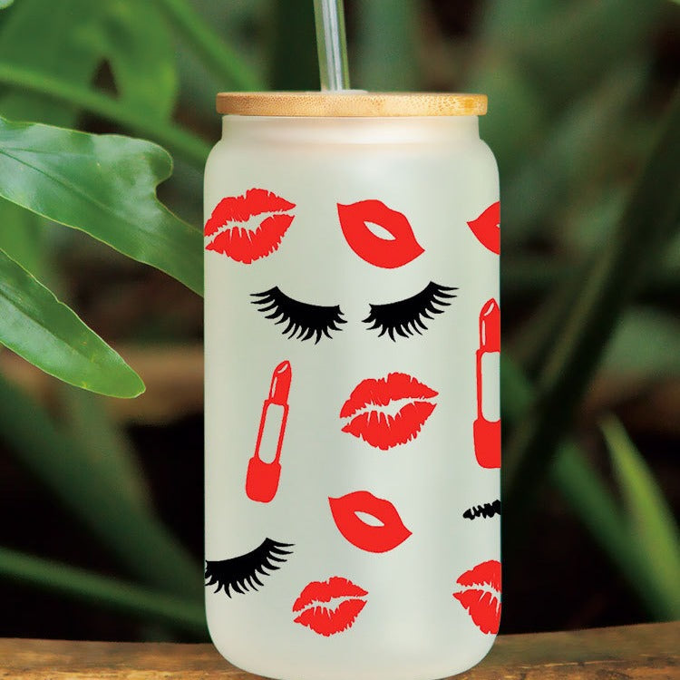 Wholesale Colorful Makeup 16oz Cup UV DTF Wraps