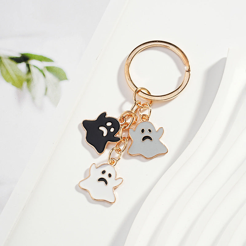 Wholesale Cartoon Ghost Stainless Steel Keychain