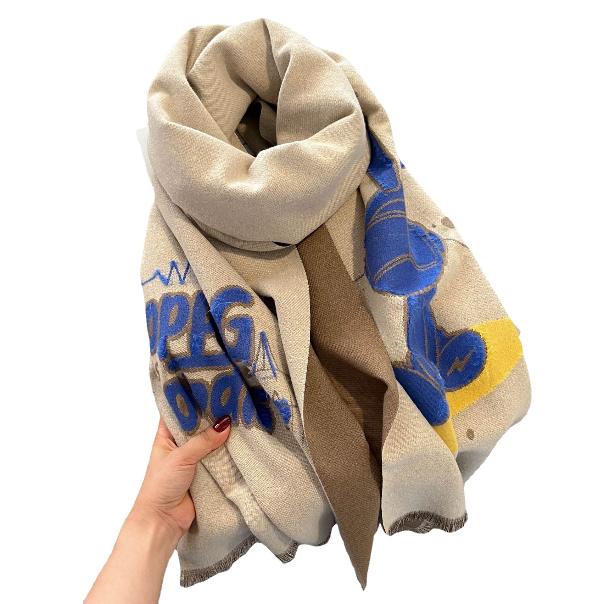 Wholesale Cartoon Rabbit Winter Thick Viscose Fiber Scarf