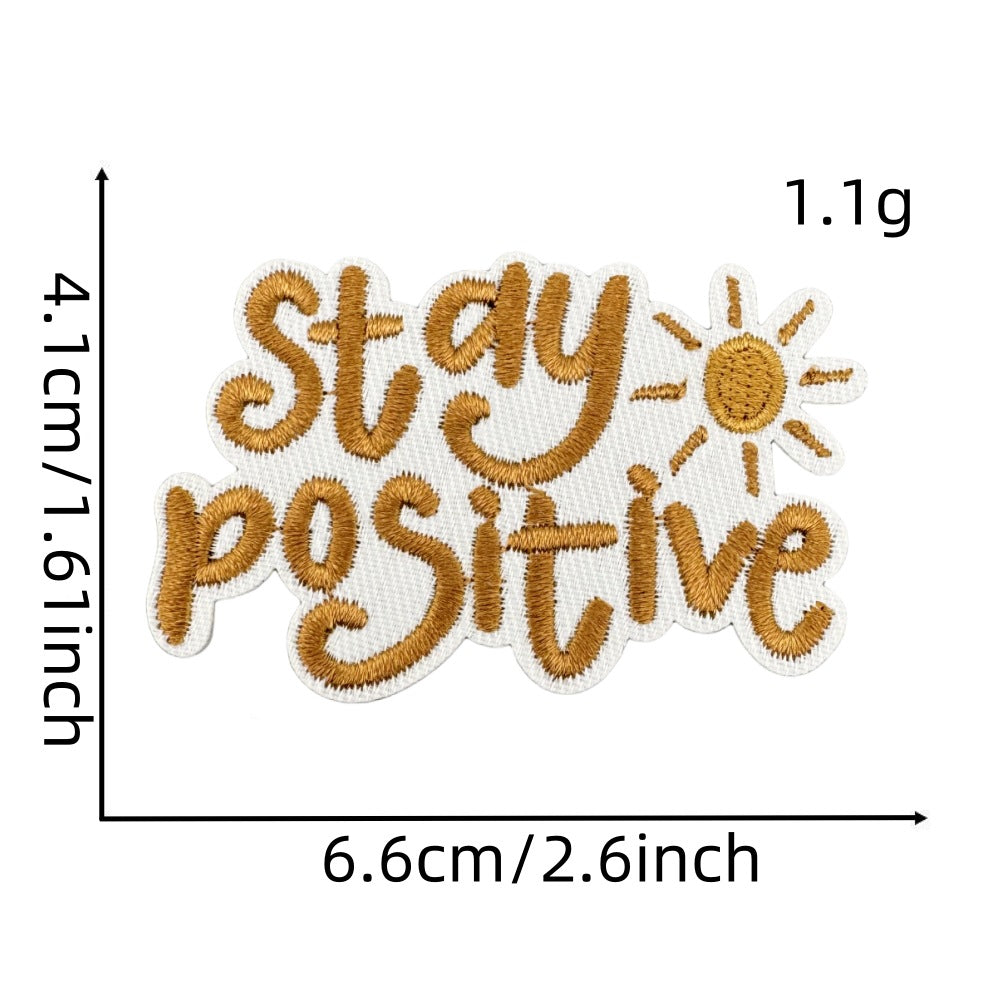 Wholesale Cute Bohemian Embroidered Patches Polyester Thread For Clothing Bags And Resale