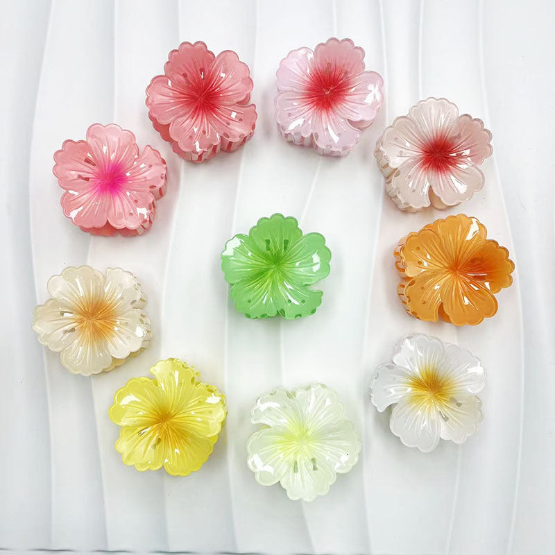 Wholesale Curly Flower Women's Fashion High-end Women's Shark Clip Hair Accessories