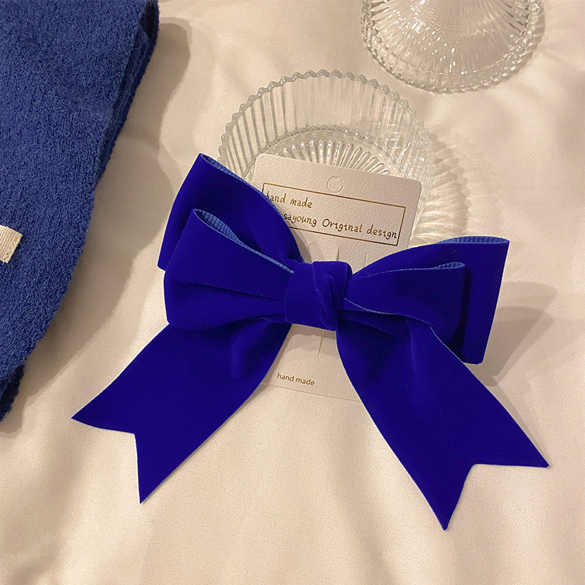 Wholesale Velvet Big Bow Hair Clip
