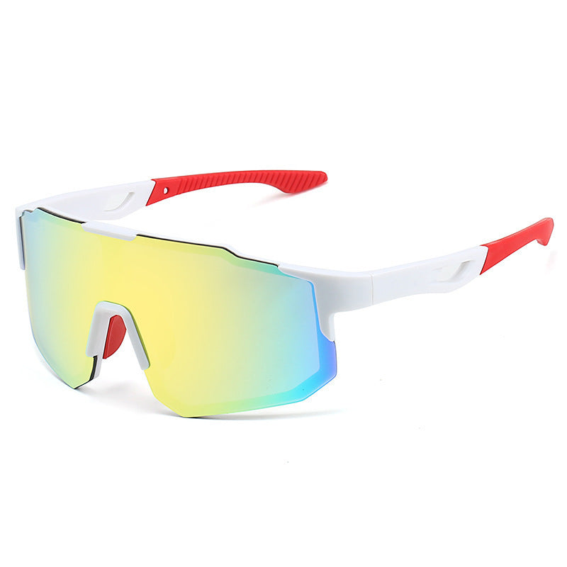 Wholesale Outdoor Sports Sunglasses 9337 Large-frame Integrated Riding Windshield Glasses Fishing Driving Sunglasses