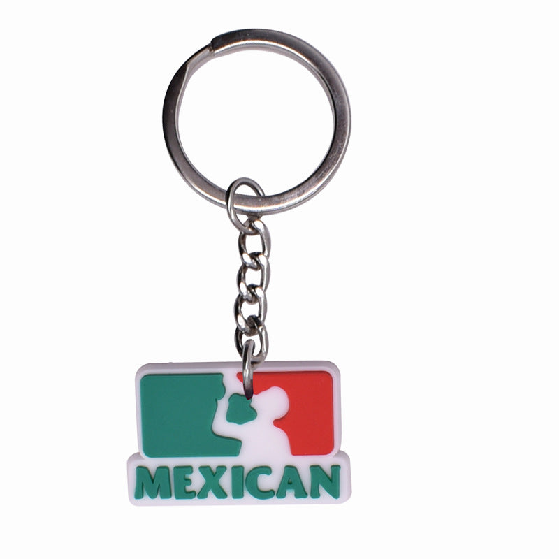 Wholesale 20pcs/pack Mexico Mariachia PVC Keychain
