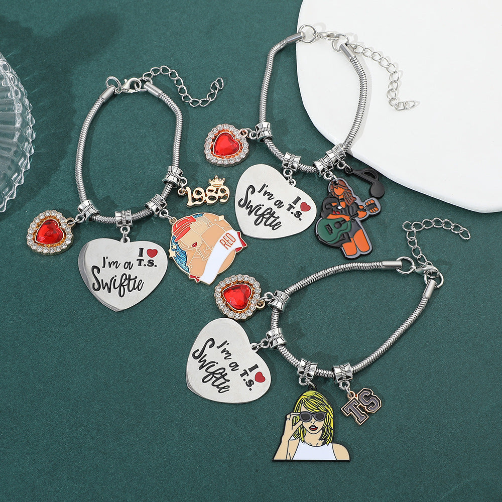 Wholesale Taylor Swift Zinc Alloy Bracelets