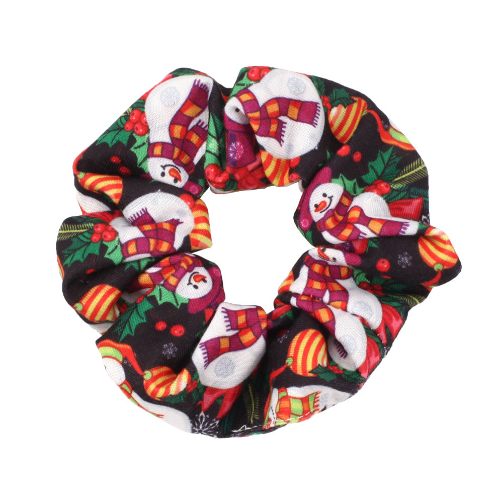 Wholesale Christmas Snowman Bell Santa Claus Deer Antler Hat Large Intestine Hairband