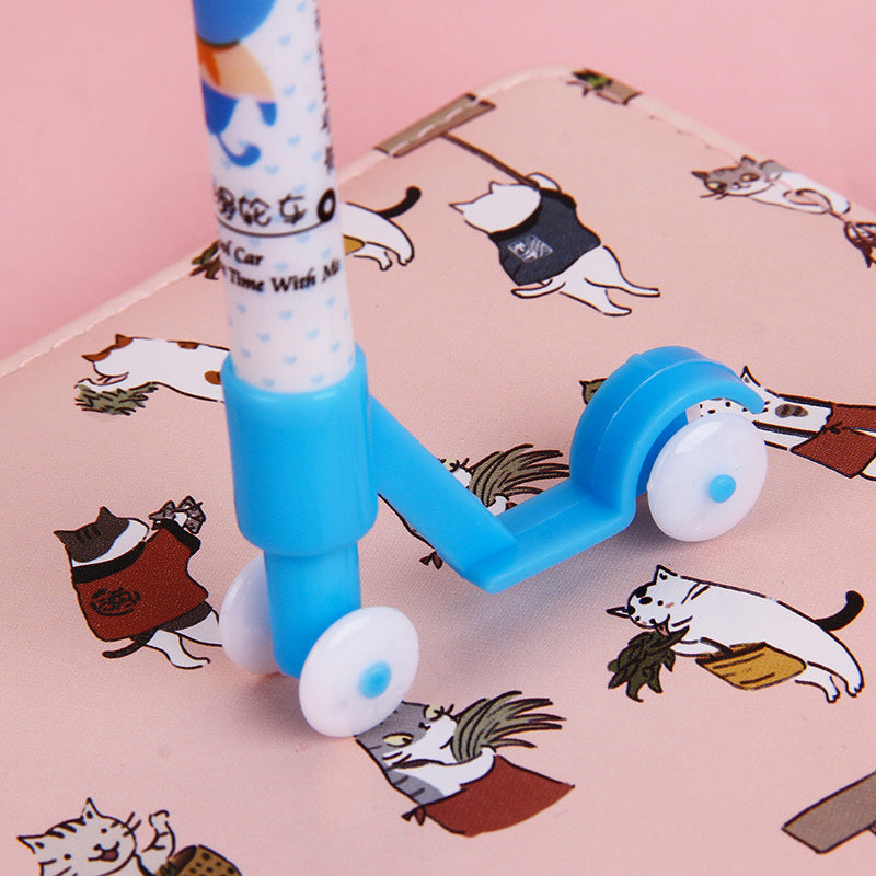 Wholesale Plastic Scooter Cartoon Ballpoint Pen