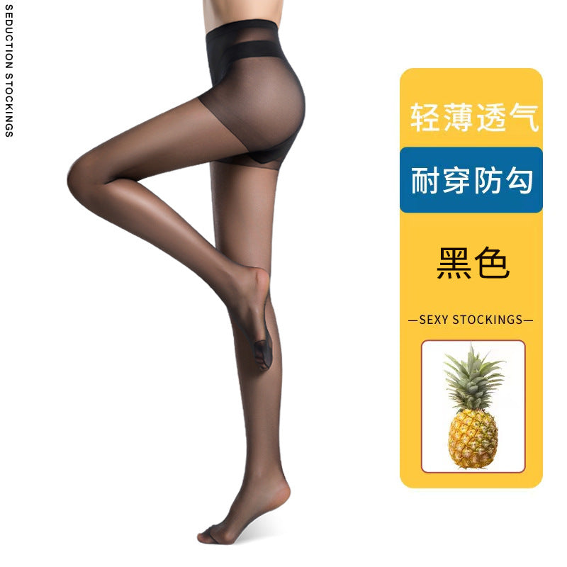 Wholesale Ultra-thin Anti-seizure Summer Flesh-colored Black Stockings