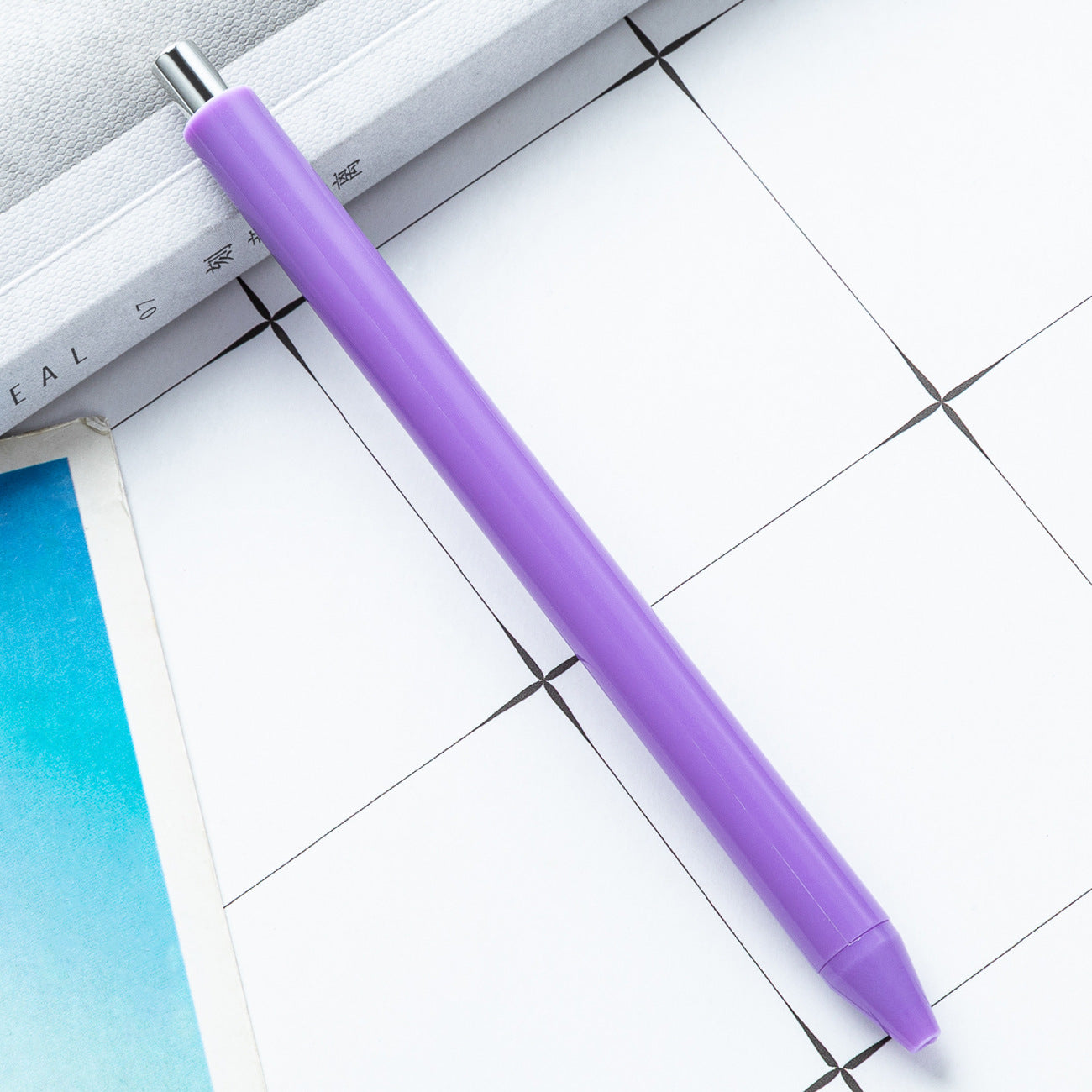 Wholesale Macaron colored press office writing pen