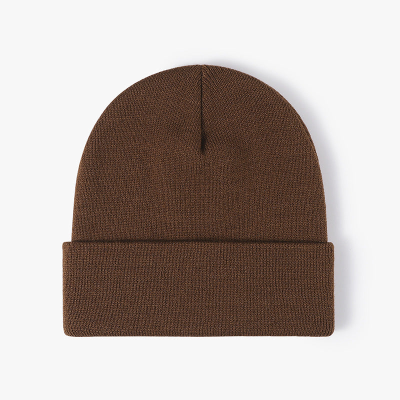 Wholesale Winter Outdoor Warm All-match Simple Wool Hat Beanie