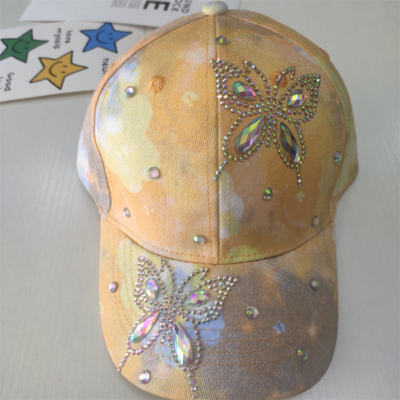Wholesale Big Kids Flower Butterfly Baseball Cap
