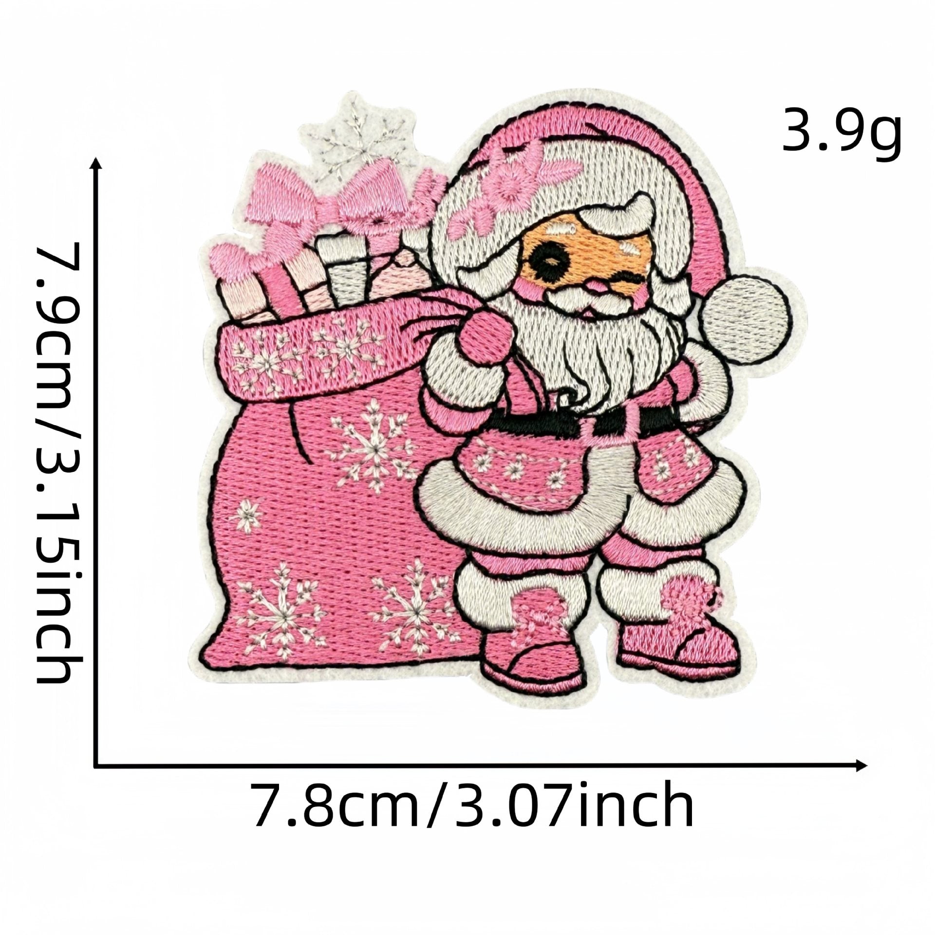 Wholesale Pink Christmas Series DIY Patches